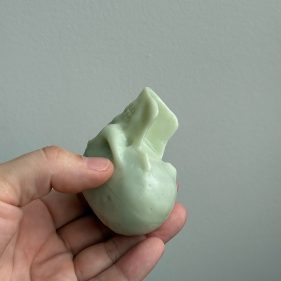 Vintage Trophy Music Co Skull Rattle Shaker Maraca Instrument Glow in the Dark - Picture 7 of 15